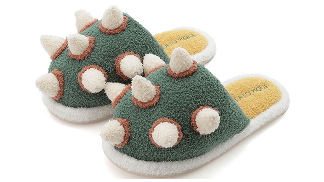 2024 SUPER MARIO UNISEX Baby Moco Bowser Motif Room Shoes M L Nintendo Official Site